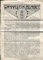 Gymnastik  Gymnastikbladet nr.1 1915